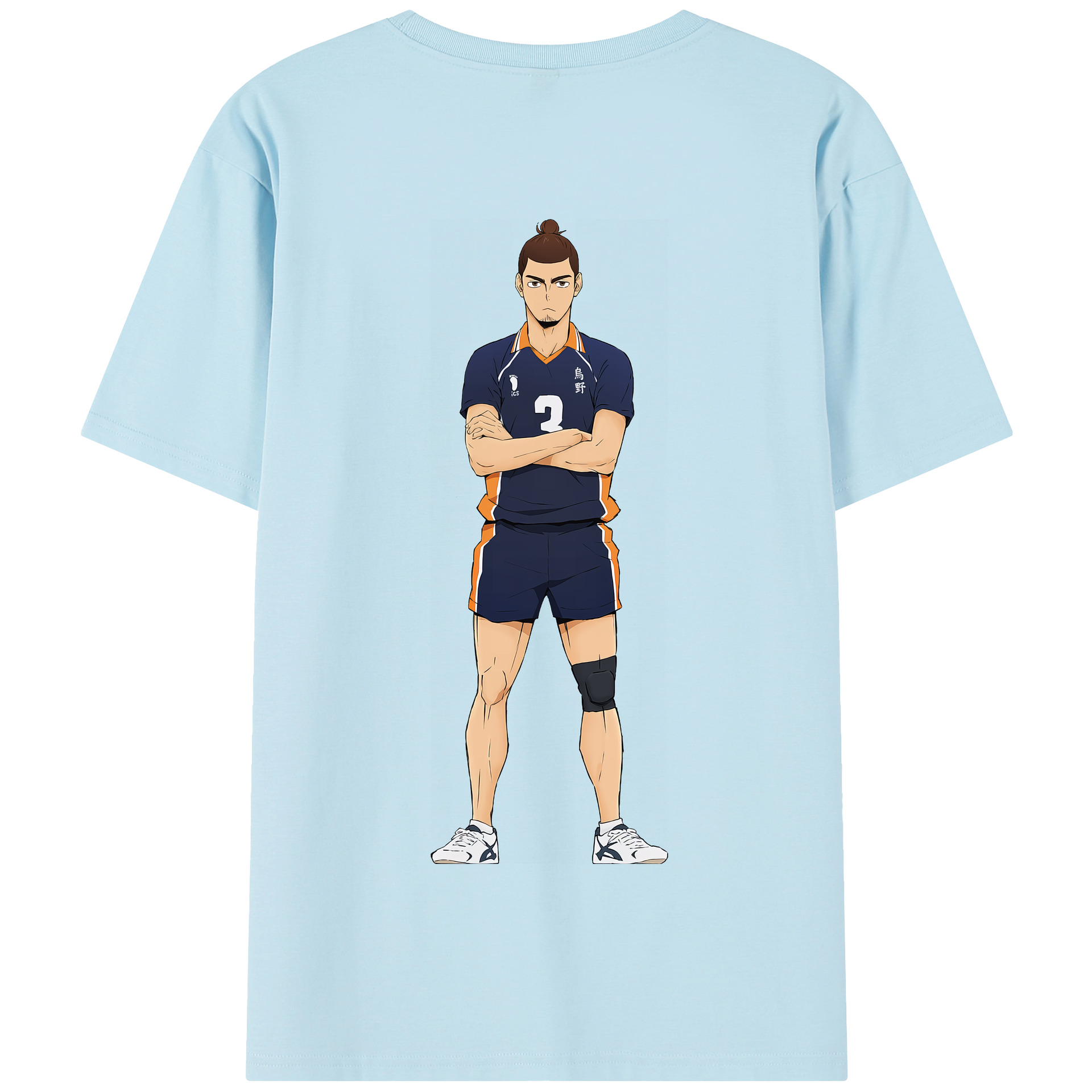 （画像用） ハイキュー!! Haikyu!! 綿100％半袖Tシャツ（背面プリント）
